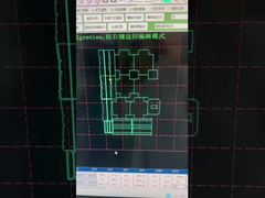 máquina de corte da tela