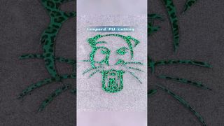 O CNC pode cortar este formato de leopardo perfeito? Teste de corte de PU