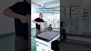 Como cortar folhas de junta sem amianto. Máquina de corte digital CNC
