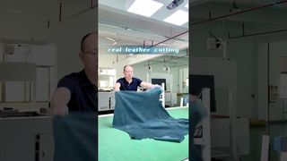 Máquina de corte de couro genuíno | Corte CNC inteligente com agrupamento automático e detecção de defeitos