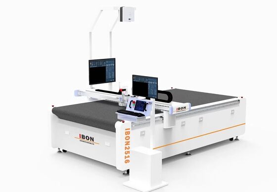 Máquina de corte CNC de junta de alta precisão 50Hz com projetor para junta, borracha e materiais de espuma
