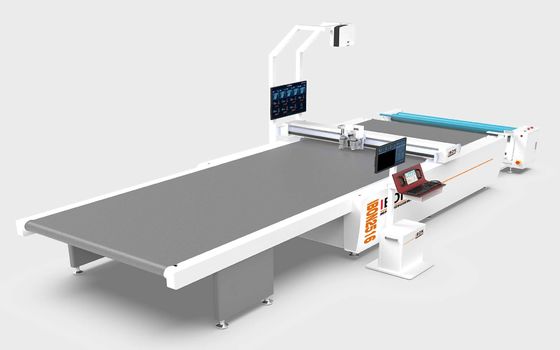 qualidade Máquina de corte de tecido CNC 220V / 380V Máquina automática de corte de tecido para tecido fábrica