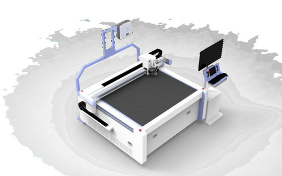 Bom preço Máquina de corte de tecido automática com projetor on-line