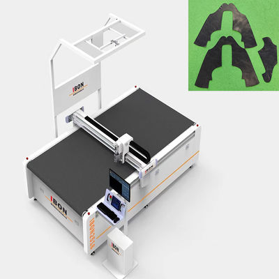 Bom preço Máquina de corte de faca de oscilação CNC personalizada de 50Hz com 1600 mm x 2500 mm Tamanho de trabalho para couro on-line